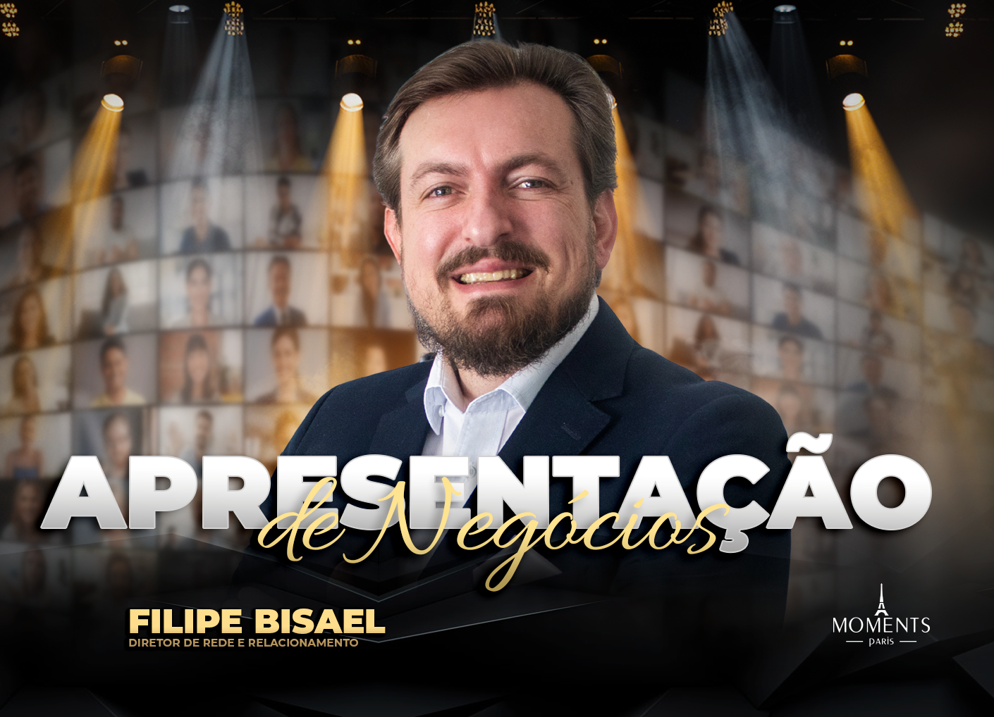 Apresentação de negócios Moments - Filipe Bisael